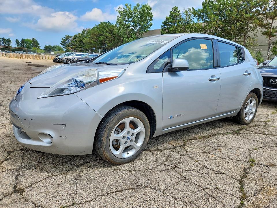 NISSAN LEAF 2012 with VIN JN1AZ0CP6CT020729 - Photo from auction