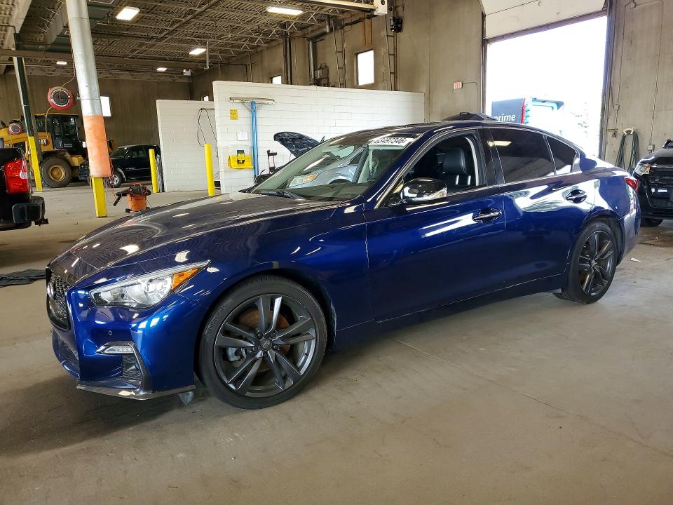 INFINITI Q50 2019 with VIN JN1EV7AR2KM590925 - Photo from auction