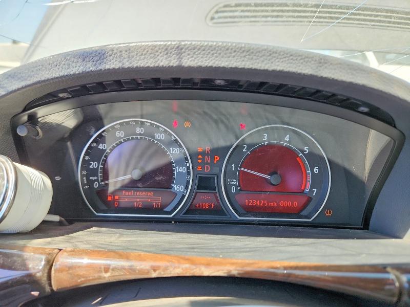 Photo 9 from auction – 2008 BMW 750 with VIN WBAHN83568DT84619