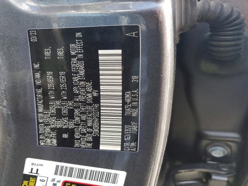 صورة رقم 14 من المزاد - 2023 TOYOTA HIGHLANDER مع VIN 5TDKDRBH4PS027746