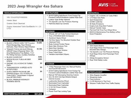 Photo 12 from auction – 2023 JEEP WRANGLER with VIN 1C4JJXP62PW660956