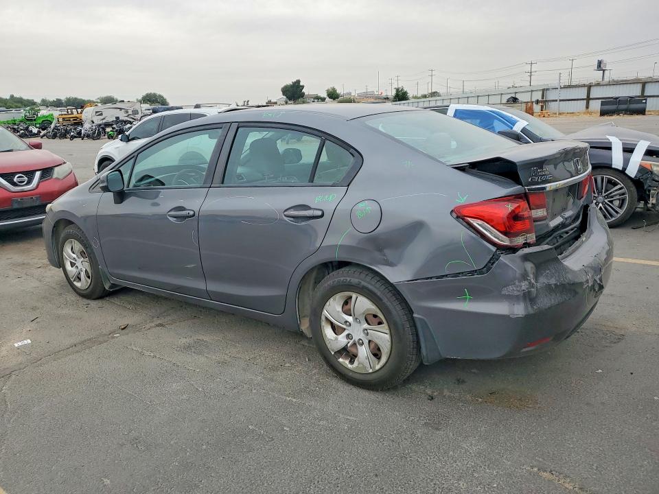Photo 2 from auction – 2013 HONDA CIVIC with VIN 19XFB2F56DE058646