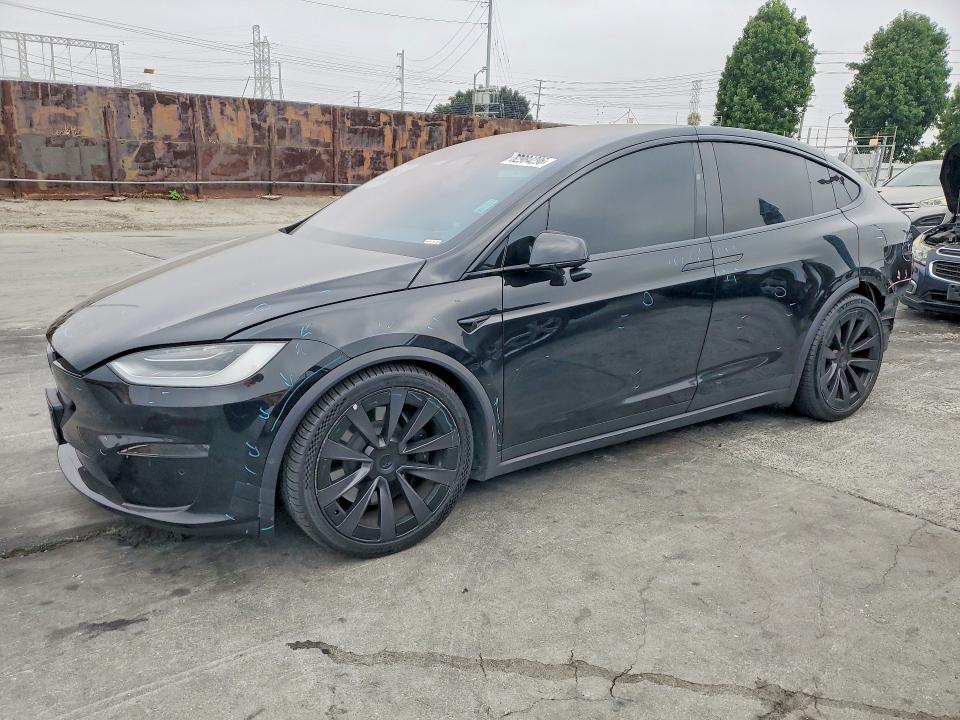 TESLA MODEL X 2022 with VIN 7SAXCAE51NF349793 - Photo from auction