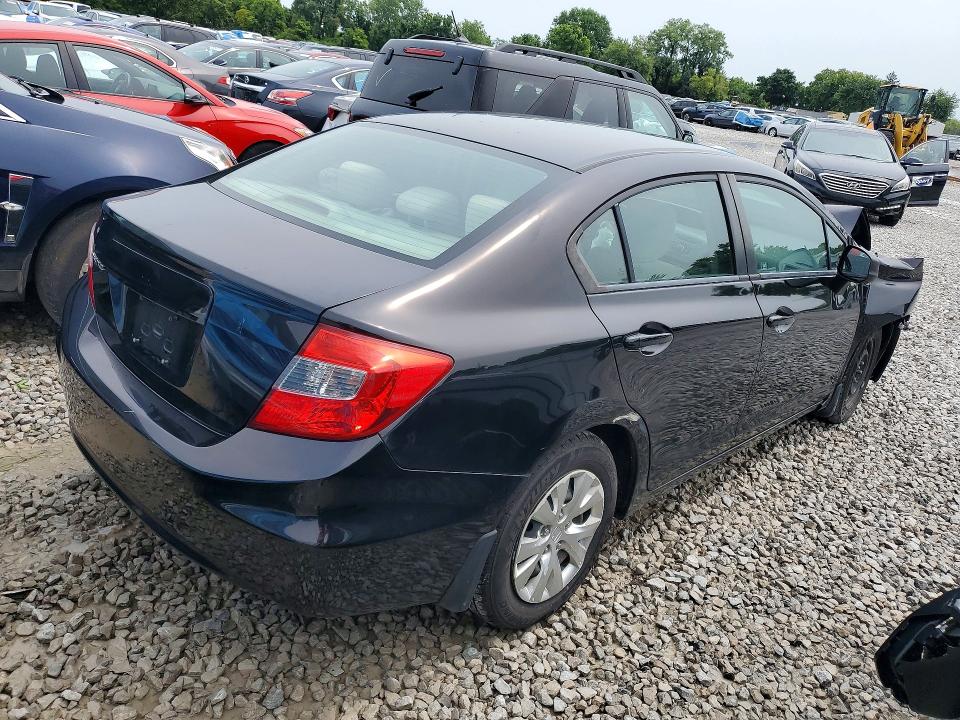 Фото 3 с аукциона – 2012 HONDA CIVIC с VIN 2HGFB2F55CH598557