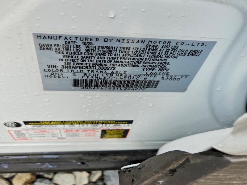 Photo 14 from auction – 2026 NISSAN KICKS with VIN 3N8AP6CB3TL333272