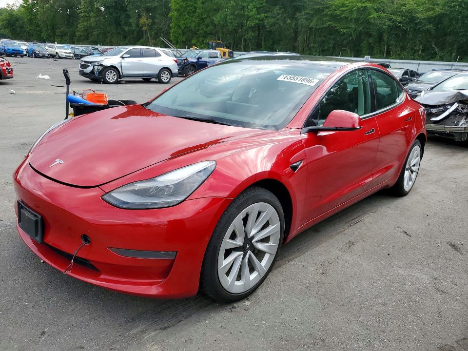 TESLA MODEL 3 2022 with VIN 5YJ3E1EA6NF186349 - Photo from auction
