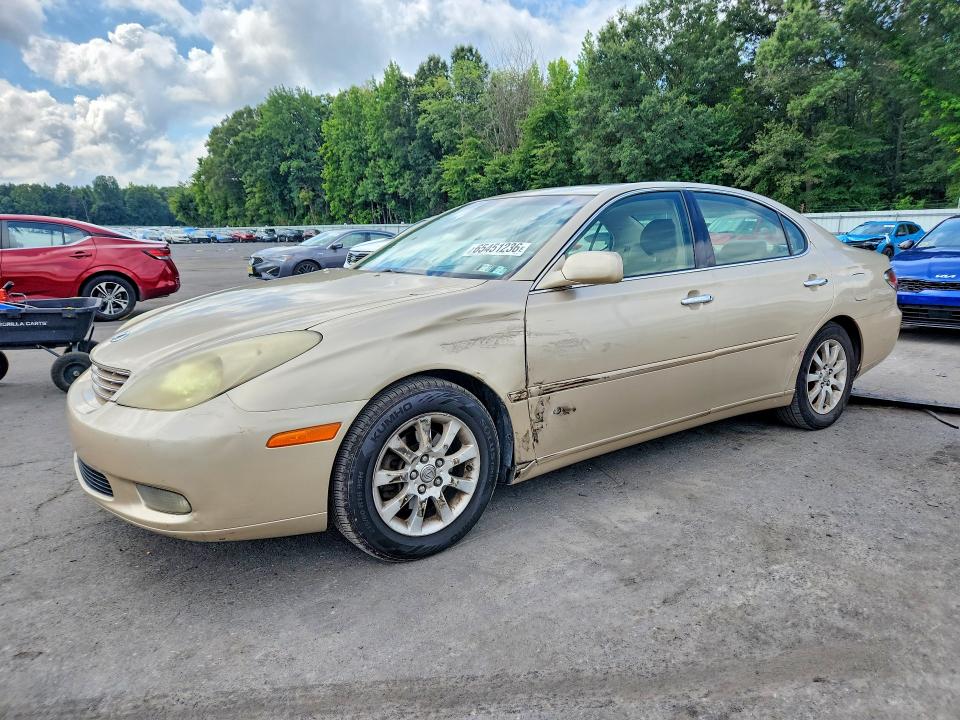 LEXUS ES 2003 with VIN JTHBF30G636013292 - Photo from auction