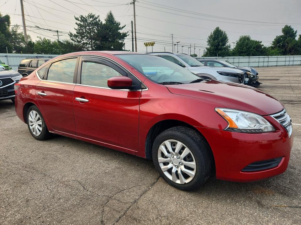 Photo 4 from auction – 2015 NISSAN SENTRA with VIN 3N1AB7AP6FL667706