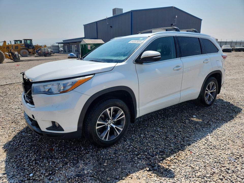 Zdjęcie 1 z aukcji – 2016 TOYOTA HIGHLANDER z VIN 5TDJKRFH1GS348218
