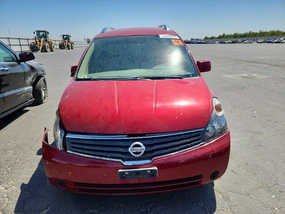 Photo 5 from auction – 2008 NISSAN QUEST with VIN 5N1BV28U78N103133
