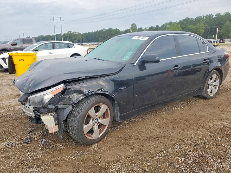 BMW 530 2007 with VIN WBANF73587CU23614 - Photo from auction