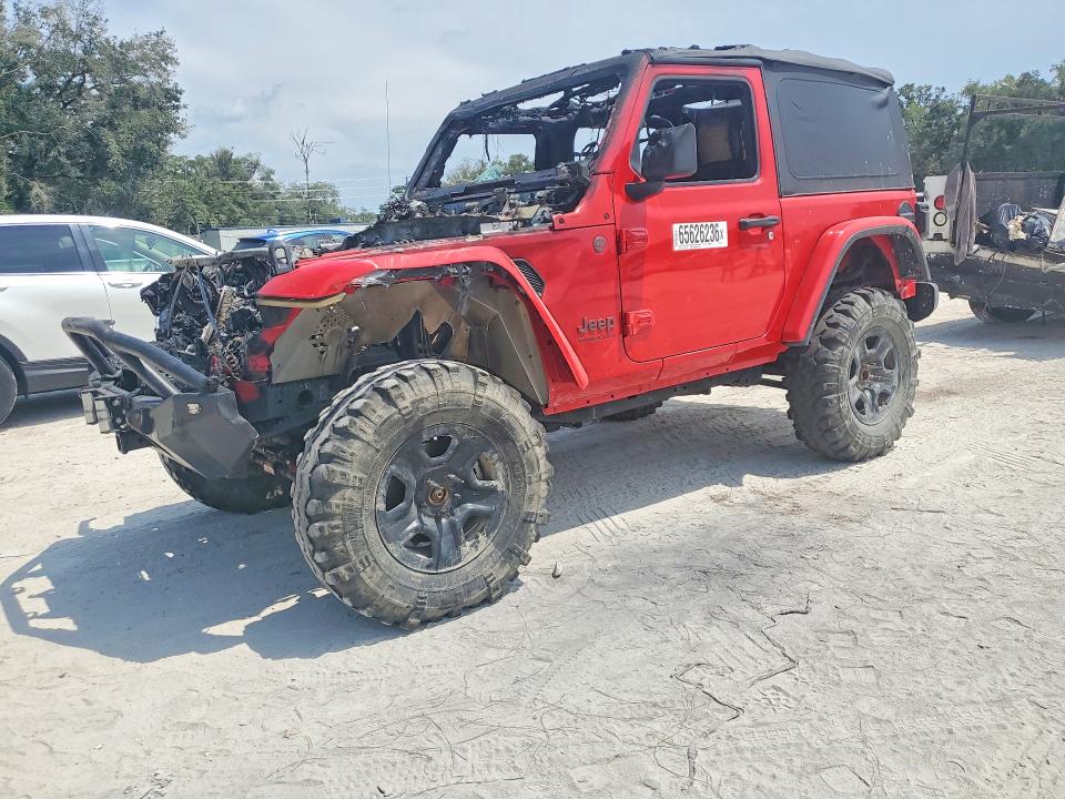 JEEP WRANGLER 2018 with VIN 1C4HJXCG5JW301265 - Photo from auction