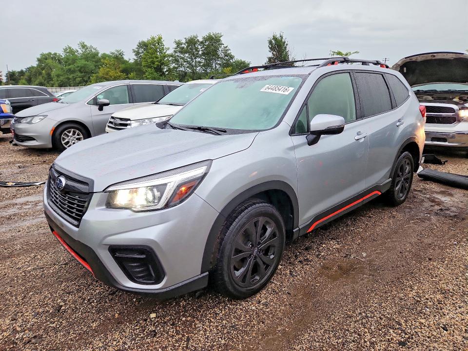 SUBARU FORESTER 2019 with VIN JF2SKAKC3KH430840 - Photo from auction