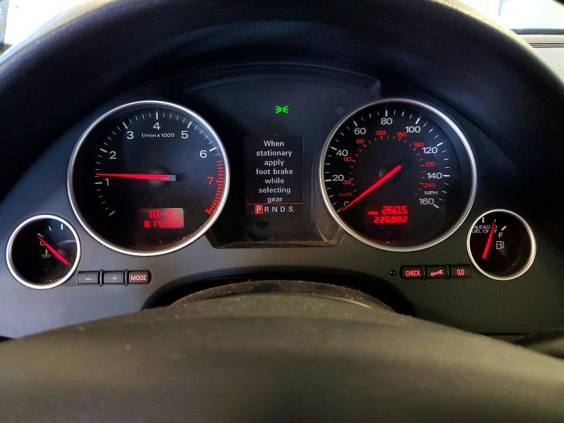 Photo 9 from auction – 2004 AUDI A4 with VIN WAUAT48H04K008183