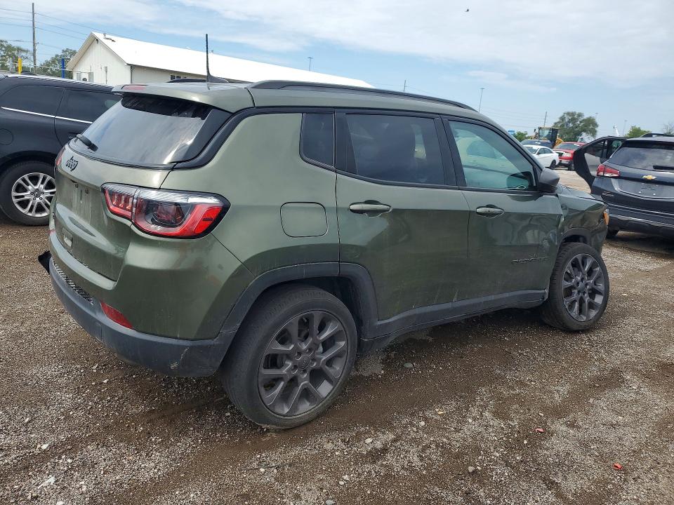 Photo 3 from auction – 2021 JEEP COMPASS with VIN 3C4NJDEB7MT513503