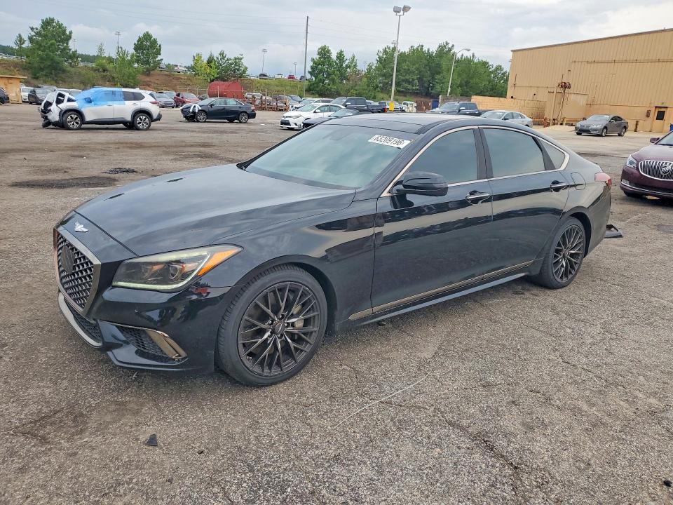GENESIS G80 2018 with VIN KMHGN4JBXJU218945 - Photo from auction