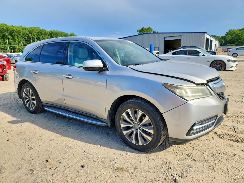 Photo 4 from auction – 2014 ACURA MDX with VIN 5FRYD3H40EB004783