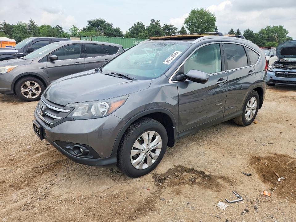 HONDA CR-V 2012 with VIN 5J6RM4H7XCL065844 - Photo from auction