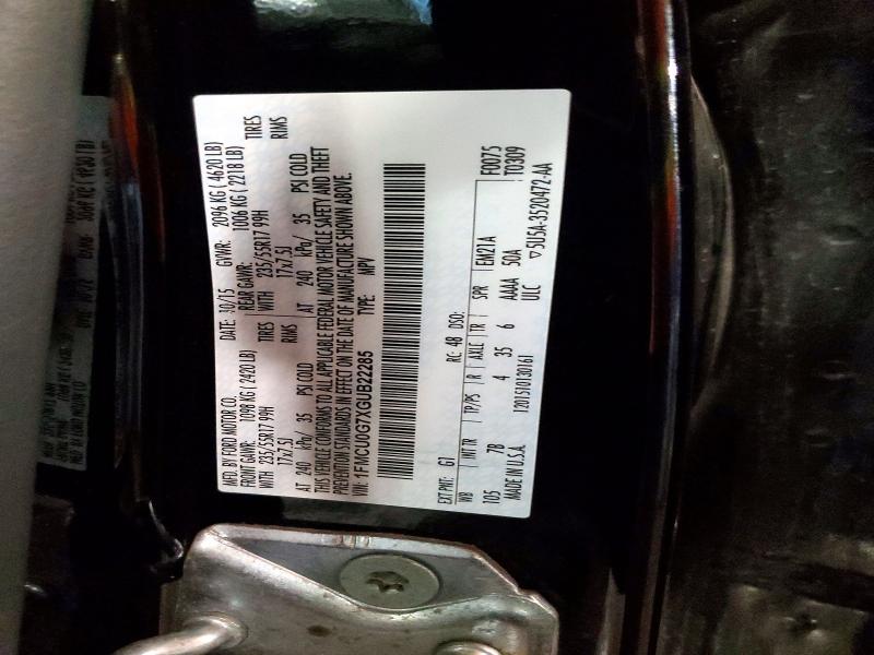 Photo 14 from auction – 2016 FORD ESCAPE with VIN 1FMCU0G7XGUB22285