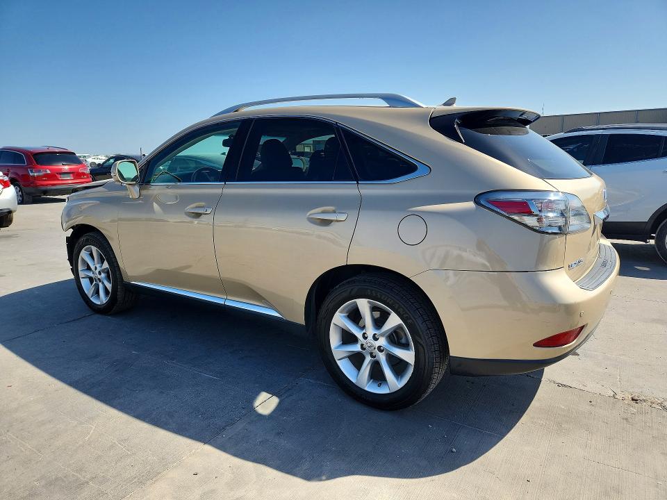 Photo 2 from auction – 2010 LEXUS RX with VIN 2T2ZK1BA6AC007051