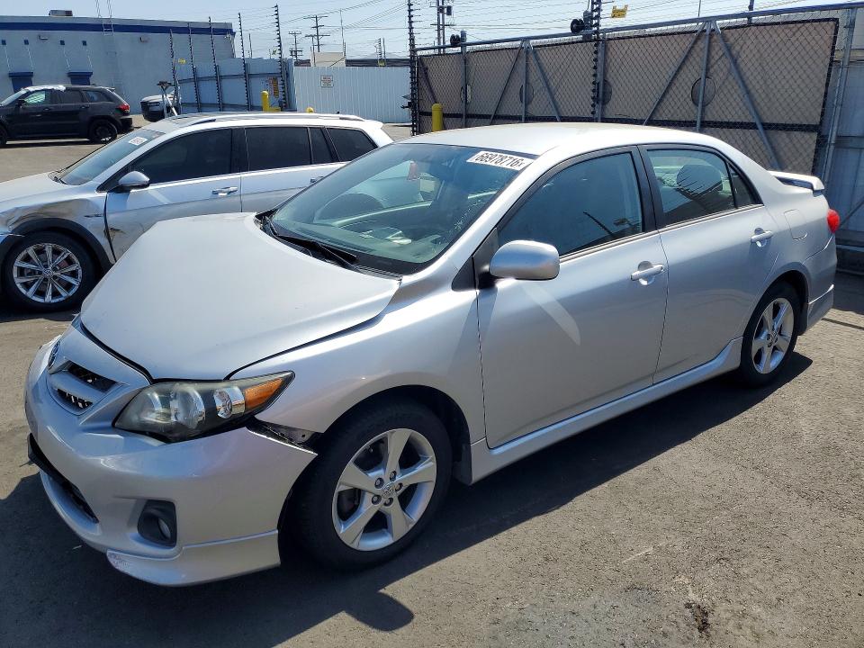 TOYOTA COROLLA 2012 with VIN 5YFBU4EE8CP053063 - Photo from auction