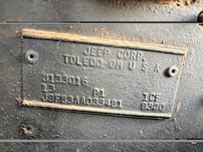 Photo 10 from auction – 1978 JEEP CJ5 with VIN J8F83AA033481