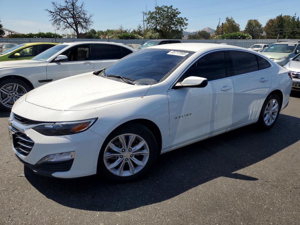 CHEVROLET MALIBU 2022 with VIN 1G1ZD5ST9NF158527 - Photo from auction