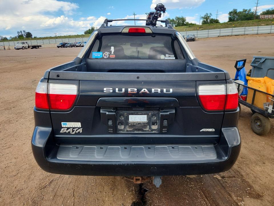 Photo 6 from auction – 2006 SUBARU BAJA with VIN 4S4BT62C466104406