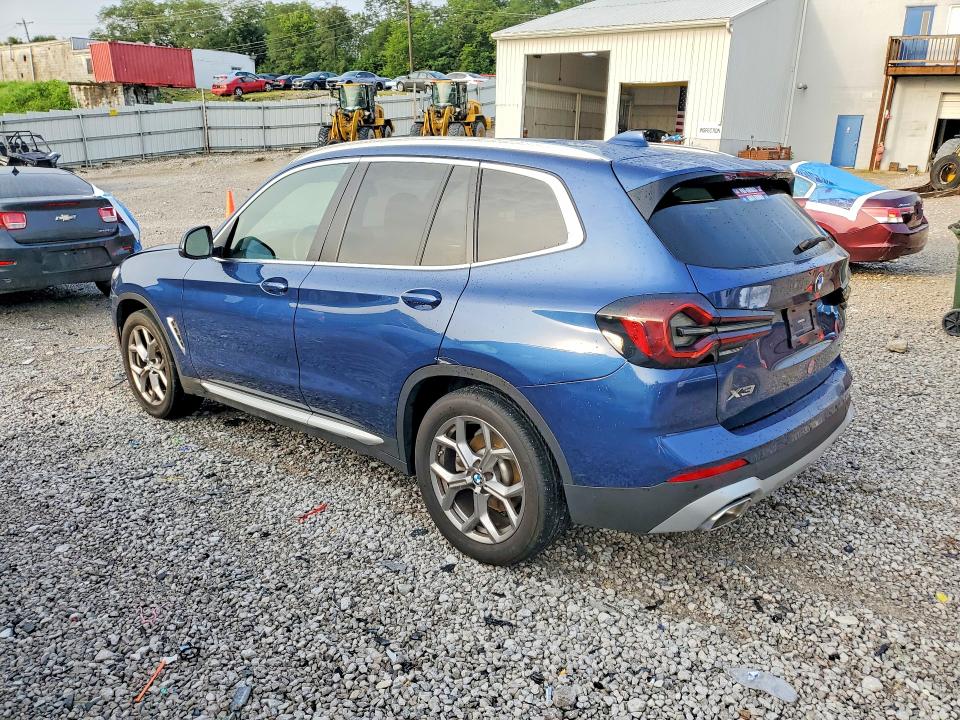 Photo 2 from auction – 2022 BMW X3 with VIN 5UX53DP02N9N10569