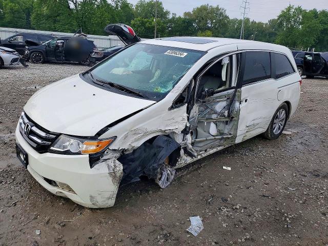 HONDA ODYSSEY 2016 with VIN 5FNRL5H61GB157374 - Photo from auction