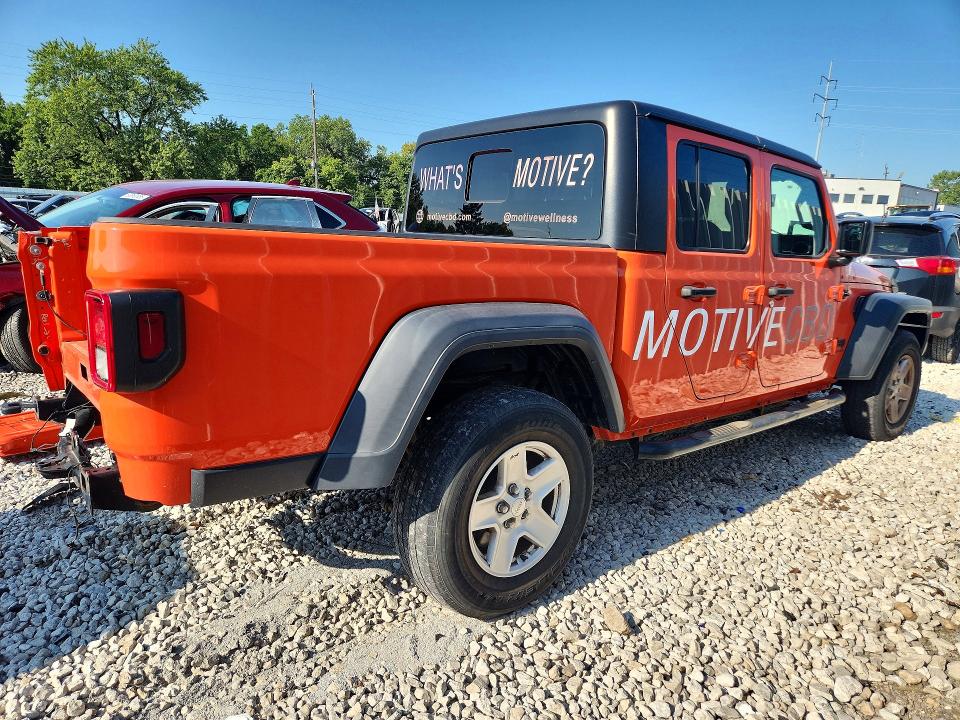 Photo 3 from auction – 2020 JEEP GLADIATOR with VIN 1C6HJTAG7LL149545