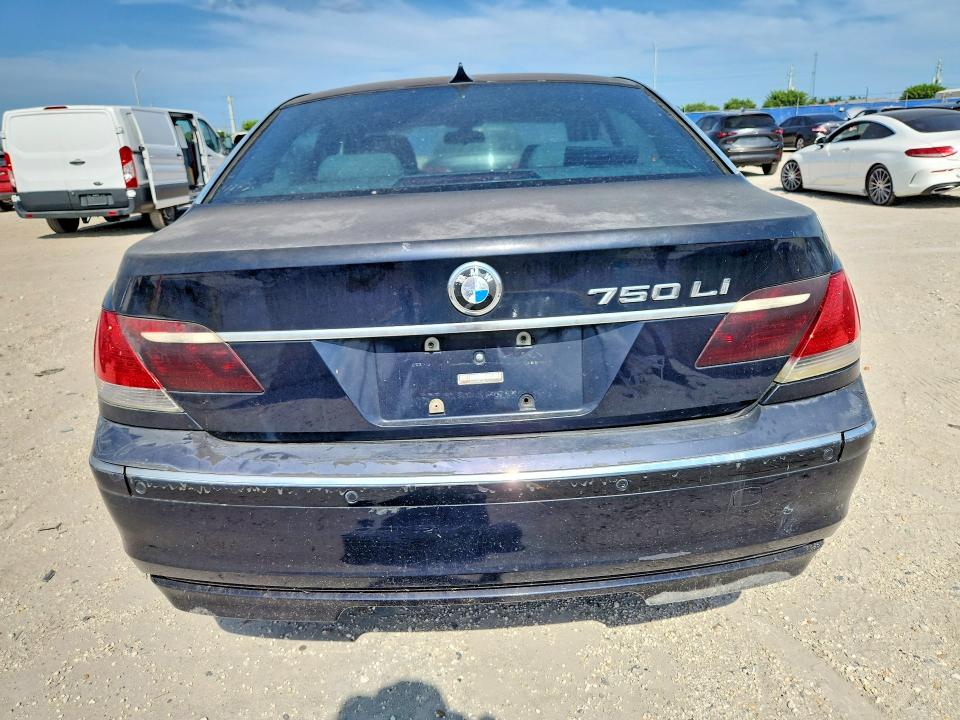 Photo 6 from auction – 2006 BMW 750 with VIN WBAHN835X6DT26039