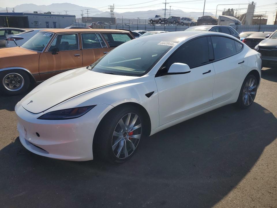 TESLA MODEL 3 2024 with VIN 5YJ3E1EBXRF735050 - Photo from auction