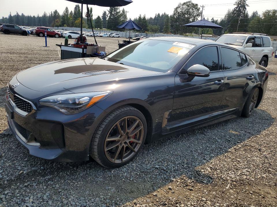 KIA STINGER 2020 with VIN KNAE45LC5L6083243 - Photo from auction