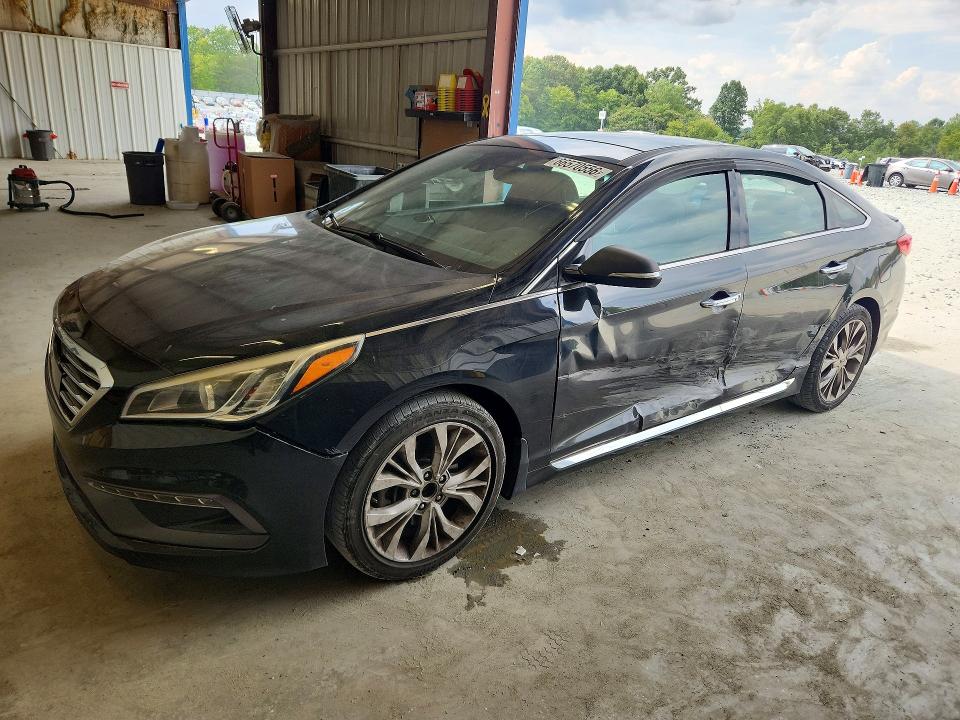 HYUNDAI SONATA 2017 with VIN 5NPE34AB1HH499832 - Photo from auction