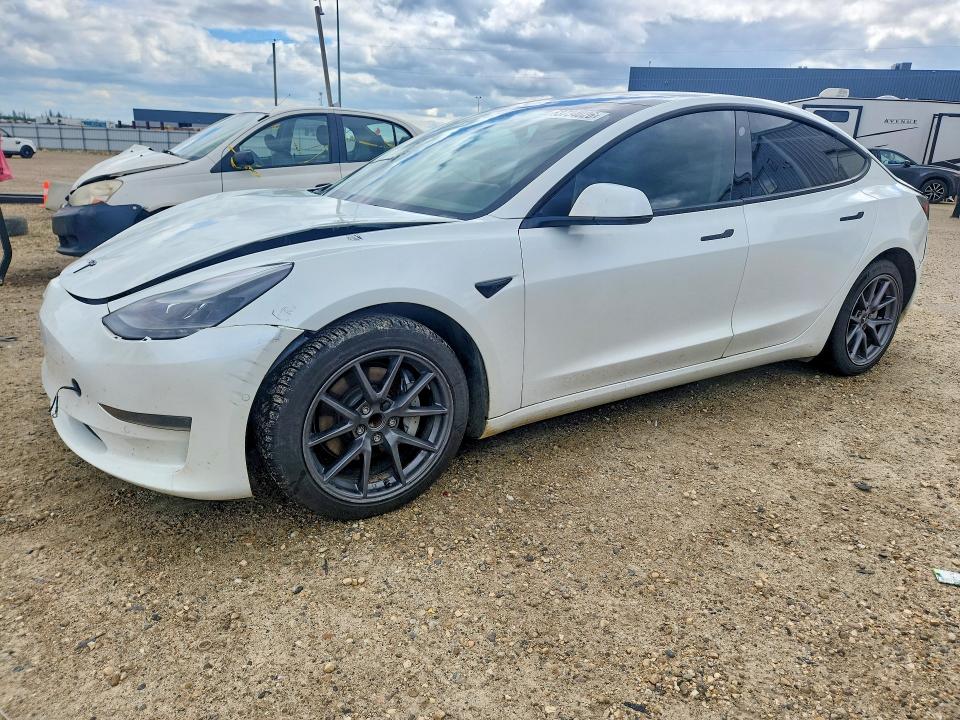 TESLA MODEL 3 2022 with VIN 5YJ3E1EA0NF208782 - Photo from auction