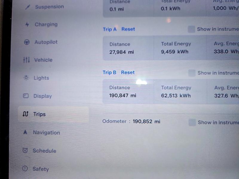 Photo 9 from auction – 2020 TESLA MODEL S with VIN 5YJSA1E24LF359444