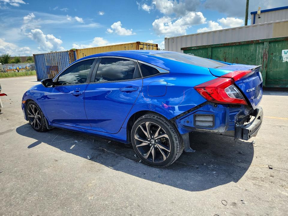 Photo 2 from auction – 2019 HONDA CIVIC with VIN 19XFC2F83KE010056