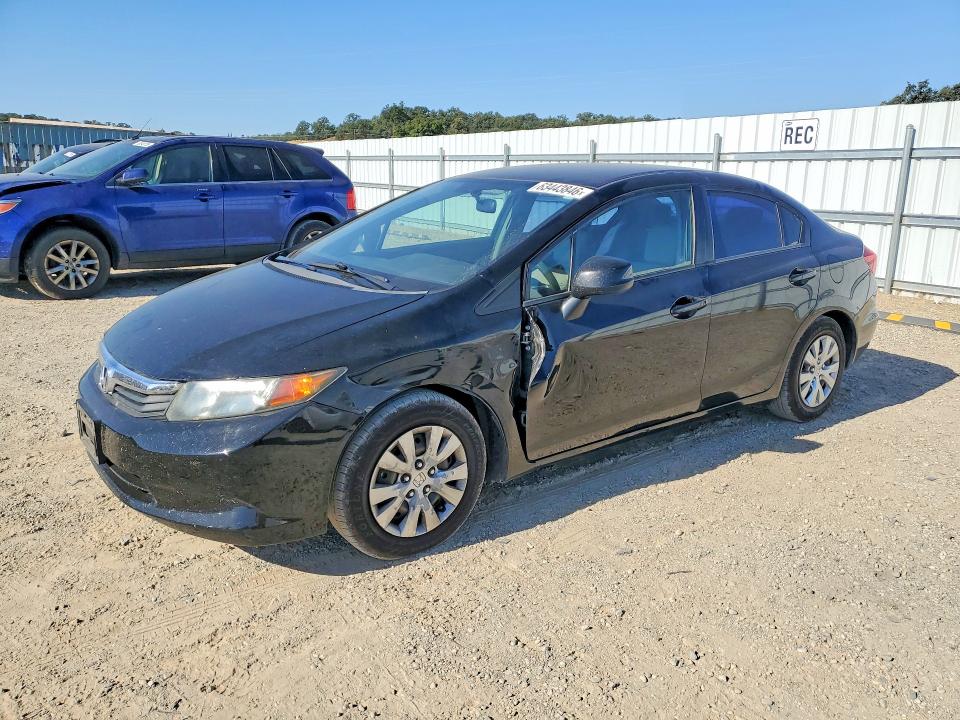 HONDA CIVIC 2012 with VIN 19XFB2F52CE345979 - Photo from auction