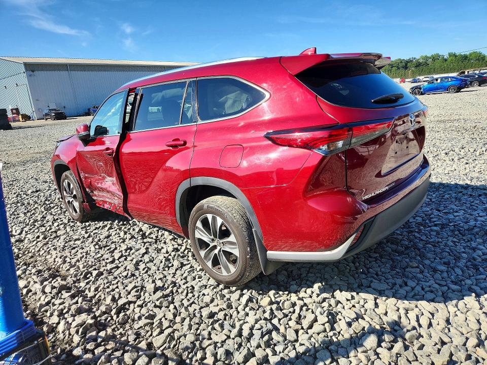 Photo 2 from auction – 2021 TOYOTA HIGHLANDER with VIN 5TDGZRBH6MS534439