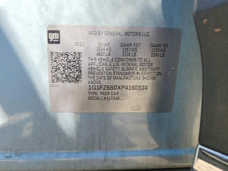 Photo 14 from auction – 2023 CHEVROLET BOLT EUV with VIN 1G1FZ6S0XP4160334