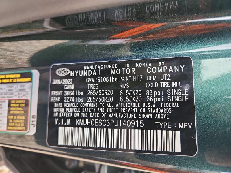 Zdjęcie 14 z aukcji – 2023 GENESIS GV80 z VIN KMUHCESC3PU140915