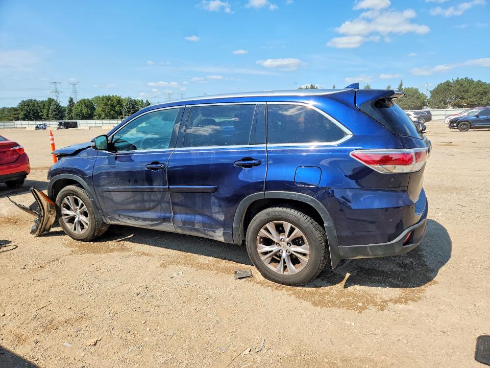 Foto 2 de la subasta – 2014 TOYOTA HIGHLANDER con VIN 5TDJKRFH5ES012696