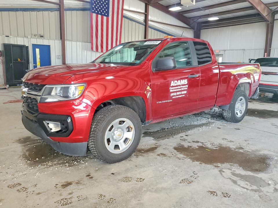 CHEVROLET COLORADO 2021 with VIN 1GCHTBEAXM1153282 - Photo from auction