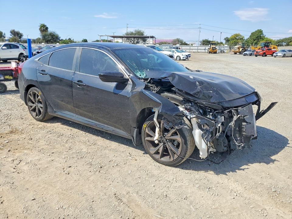 Photo 4 from auction – 2020 HONDA CIVIC with VIN 19XFC2F87LE202842