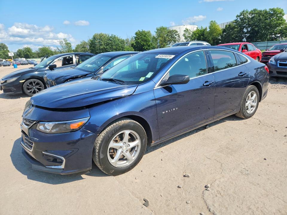 CHEVROLET MALIBU 2018 with VIN 1G1ZB5ST5JF214530 - Photo from auction