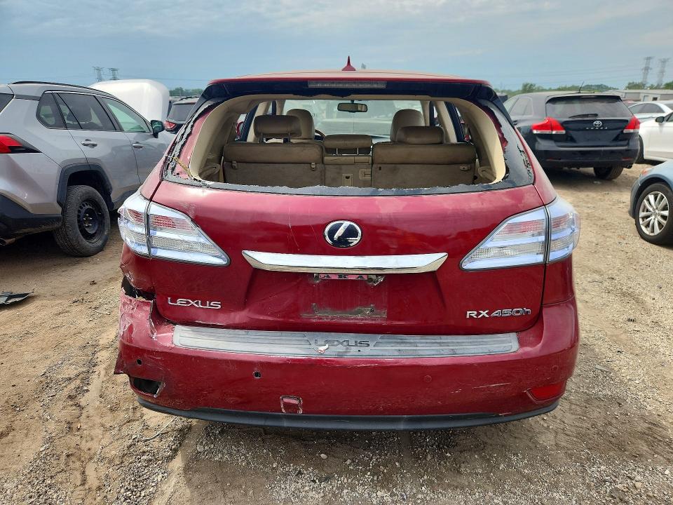 Photo 6 from auction – 2010 LEXUS RX with VIN JTJZB1BA0A2401189