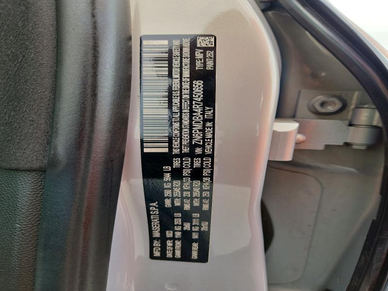 Photo 14 from auction – 2024 MASERATI GRECALE with VIN ZN6PMDBA4R7450656