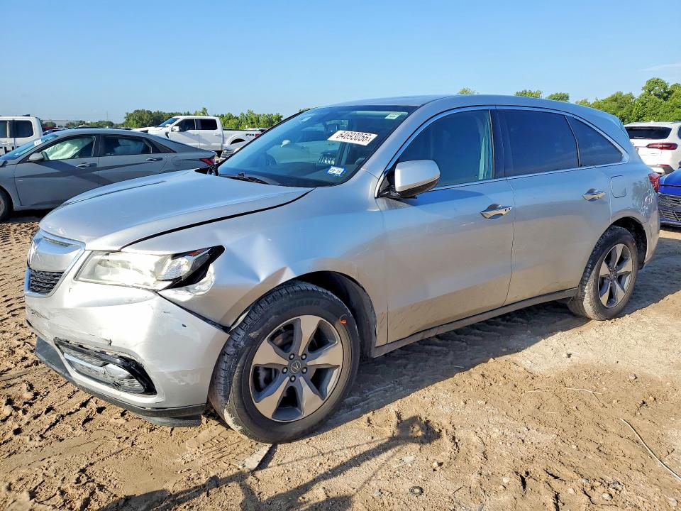 ACURA MDX 2015 with VIN 5FRYD4H20FB030158 - Photo from auction