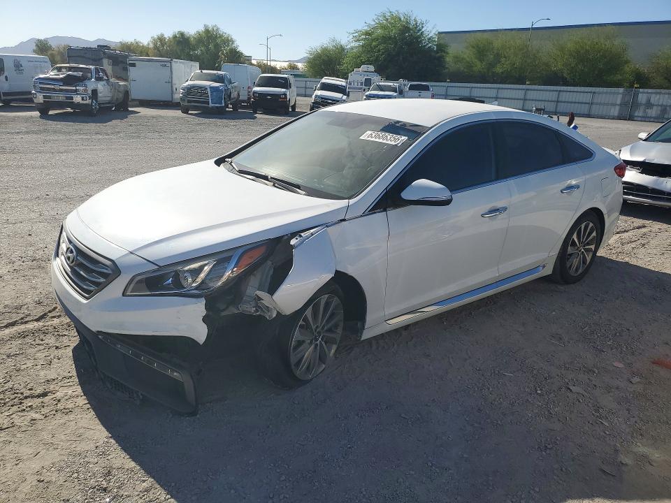 HYUNDAI SONATA 2015 with VIN 5NPE34AF9FH244703 - Photo from auction